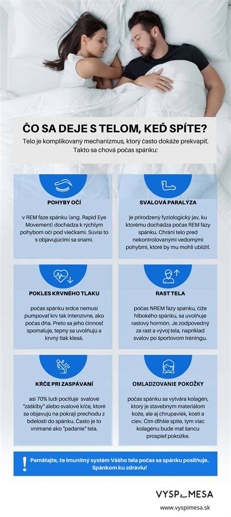 Obrázok znázorňujúci spojenie spánku, mysle a rozhodovania (infografika)
